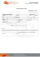 Ficha de préstamo de Aula