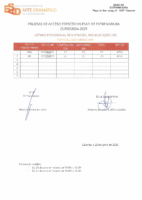 listado provisional 2 ejercicio