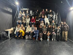 Visita de Alberto Conejero a la ESAD de Extremadura